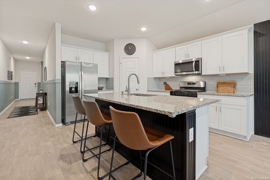 Furnished interior view inside a new home in Saengerhalle Meadows, New Braunfels (Image 11).
