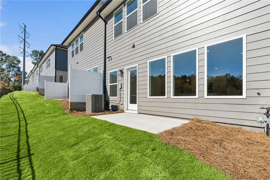 Exterior details and patio area of a home in Grandview Terrace, Canton (Image 2). Exterior details and patio area of a home in Grandview Terrace, Canton (Image 2).