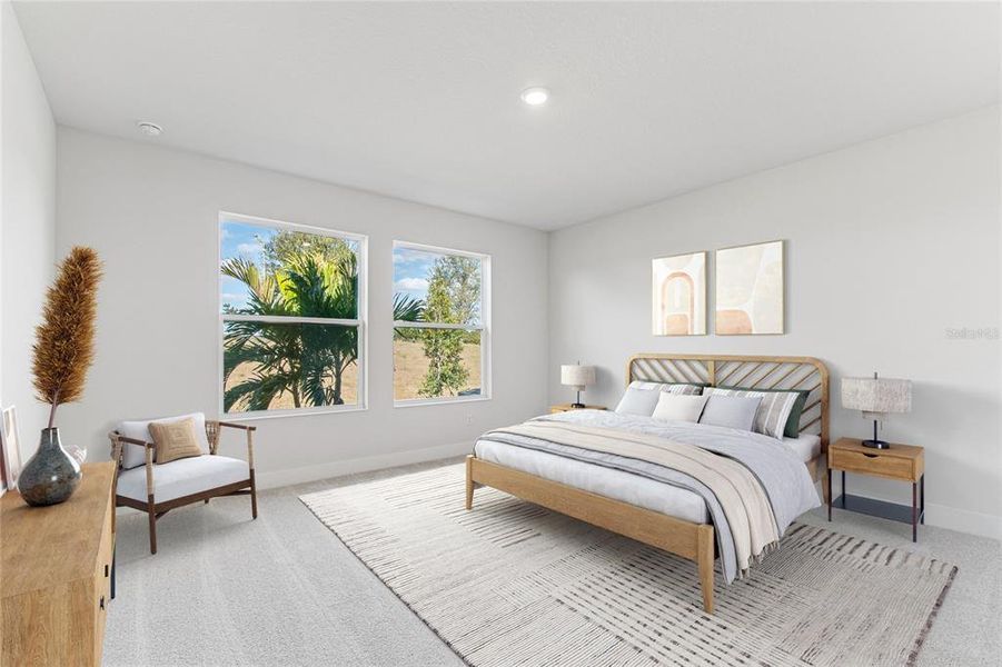 Furnished interior view inside a new home in North River Ranch - Cottage Series, Parrish (Image 13).