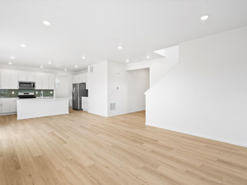 Spacious, unfurnished interior of a new home in Revere at Johnstown, Johnstown (Image 9). Spacious, unfurnished interior of a new home in Revere at Johnstown, Johnstown (Image 9).