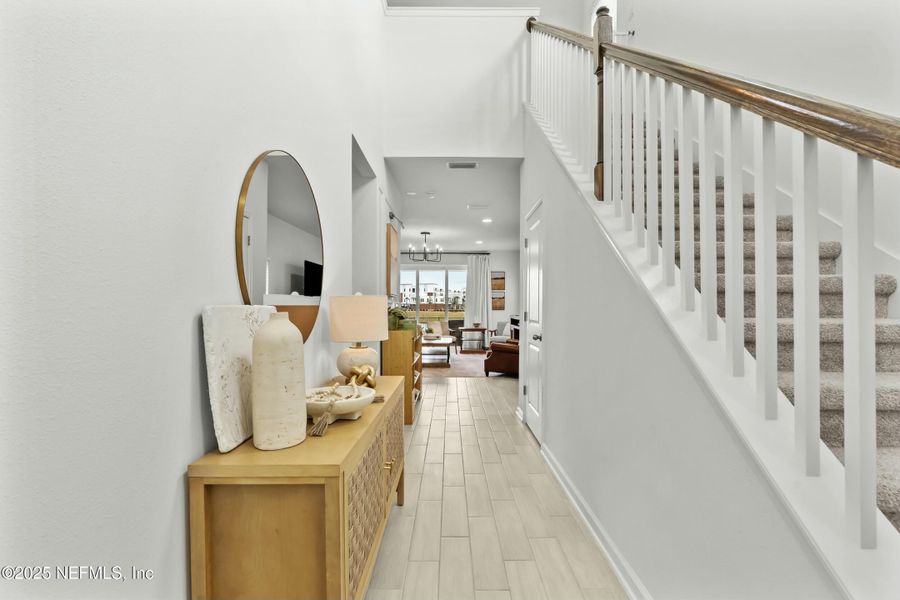 Furnished interior view inside a new home in Silver Landing at SilverLeaf, St. Augustine (Image 29).