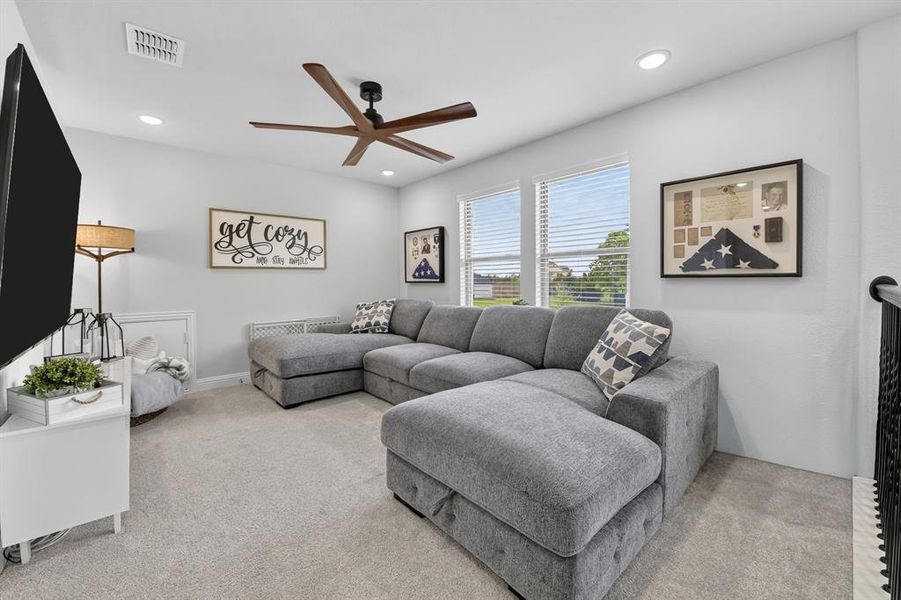 Furnished interior view inside a new home in South Oak, Lakewood Village (Image 9).