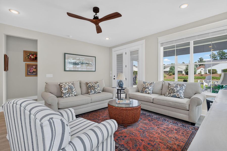 Furnished interior view inside a new home in K. Hovnanian's® Four Seasons at Lakes of Cane Bay, Summerville (Image 41).