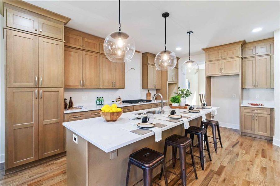 Furnished interior view inside a new home in , Atlanta (Image 8).