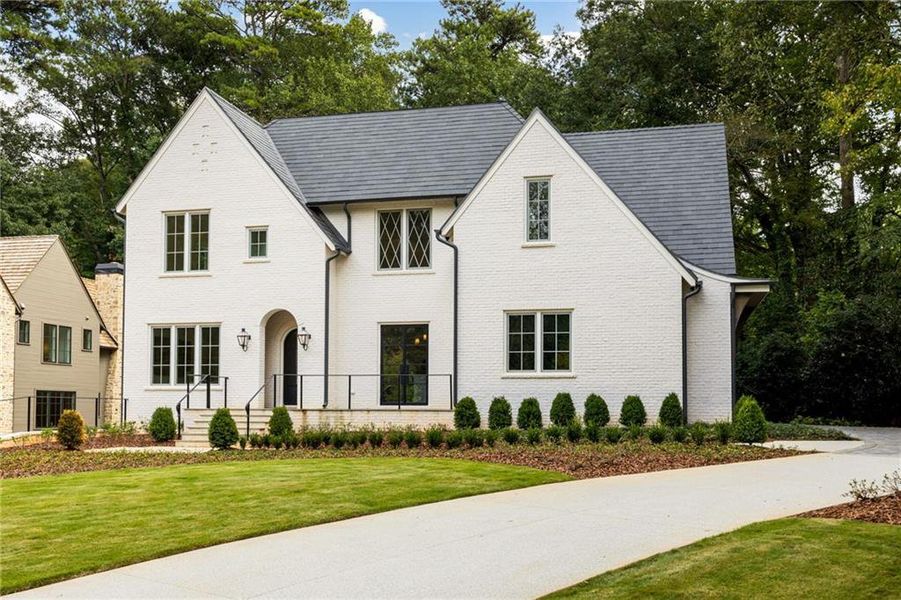 Front exterior of a new home in , Atlanta, GA, highlighting curb appeal (Image 25).