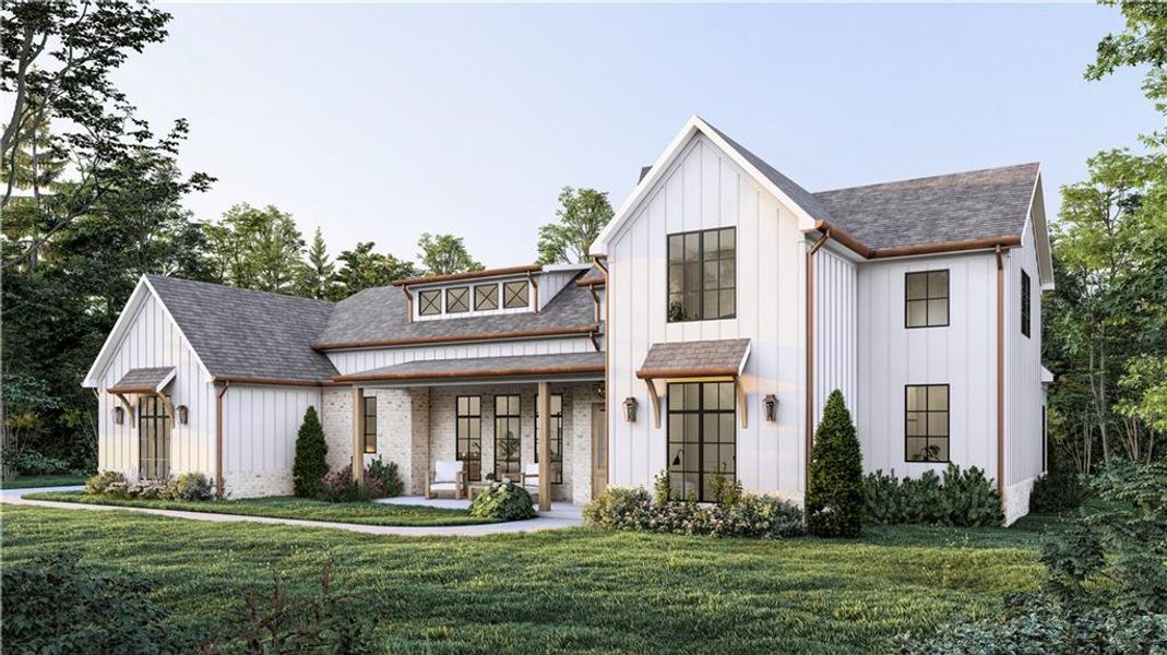Front exterior of a new home in , Jefferson, GA, highlighting curb appeal (Image 7). Front exterior of a new home in , Jefferson, GA, highlighting curb appeal (Image 7).