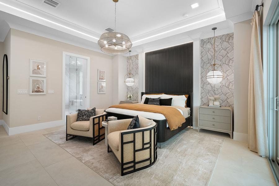 Representative furnished interior of a home built from the Riviera by GHO Homes in The Reserve at Grand Harbor, Vero Beach (Image 55).