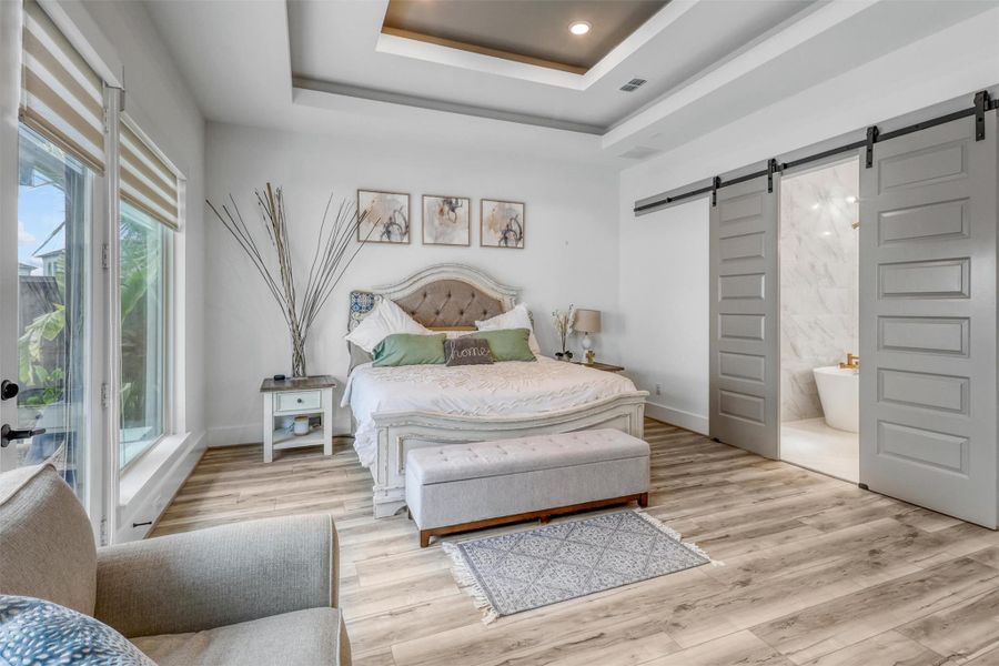 Furnished interior view inside a new home in , Fulshear (Image 42).