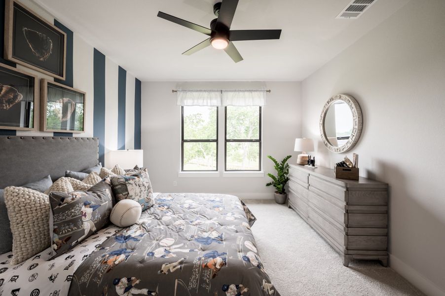 Representative furnished interior of a home built from the Meritage by Tri Pointe Homes in The Estates at James Lane, Fulshear (Image 43).