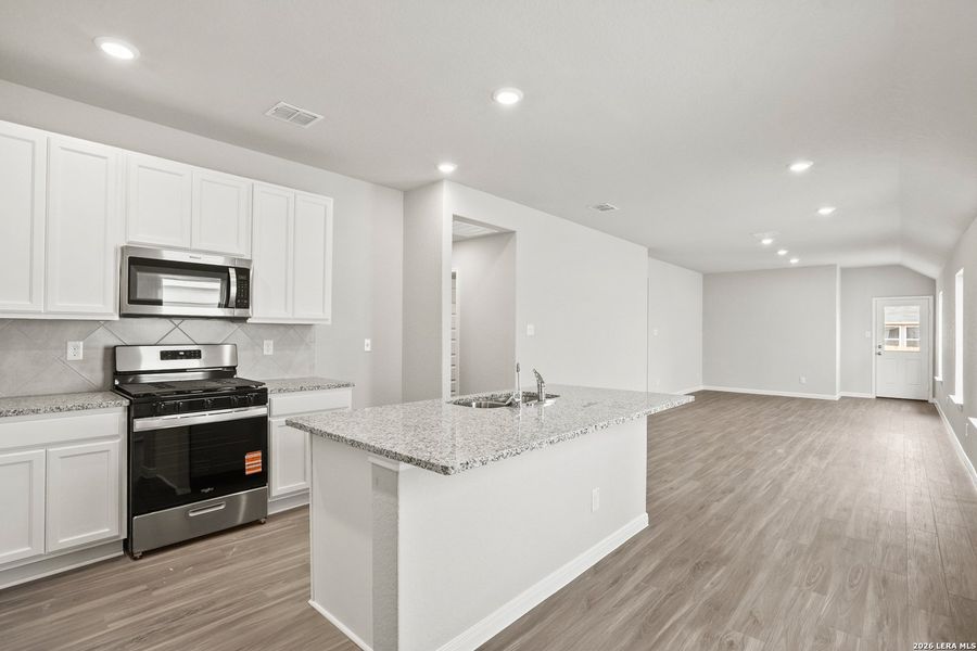Furnished interior view inside a new home in Hickory Ridge, Elmendorf (Image 6).