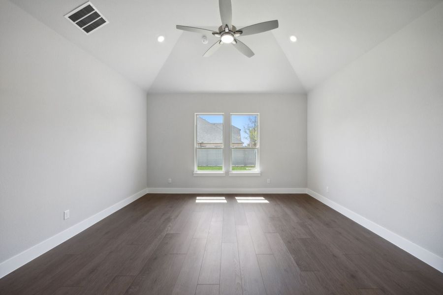 Representative unfurnished interior of a home built from the Yosemite by Centre Living Homes in Painted Tree Lakeside, McKinney (Image 32). Representative unfurnished interior of a home built from the Yosemite by Centre Living Homes in Painted Tree Lakeside, McKinney (Image 32).