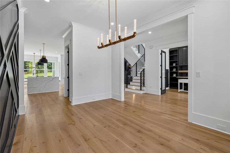 Spacious, unfurnished interior of a new home in , Braselton (Image 24). Spacious, unfurnished interior of a new home in , Braselton (Image 24).