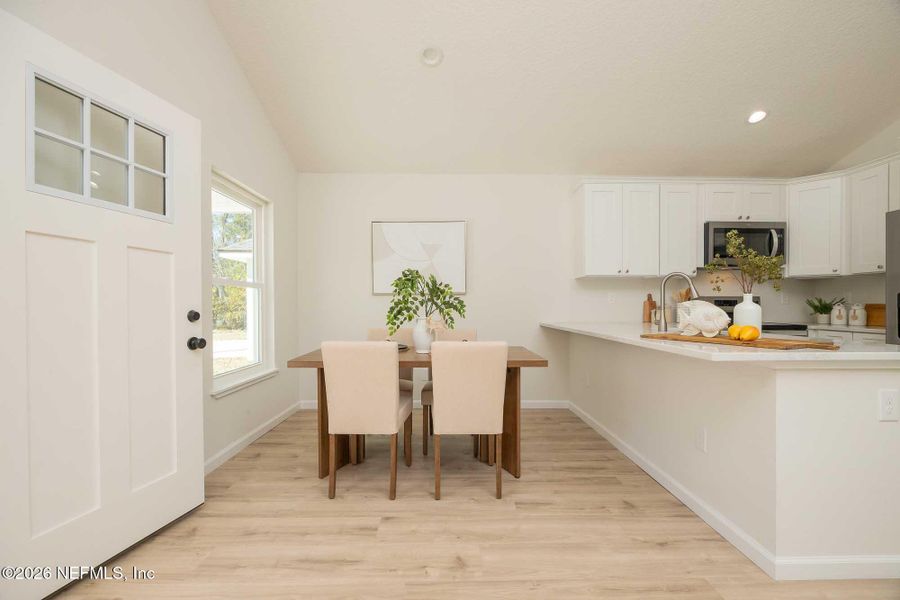 Furnished interior view inside a new home in , St. Augustine (Image 6). Furnished interior view inside a new home in , St. Augustine (Image 6).