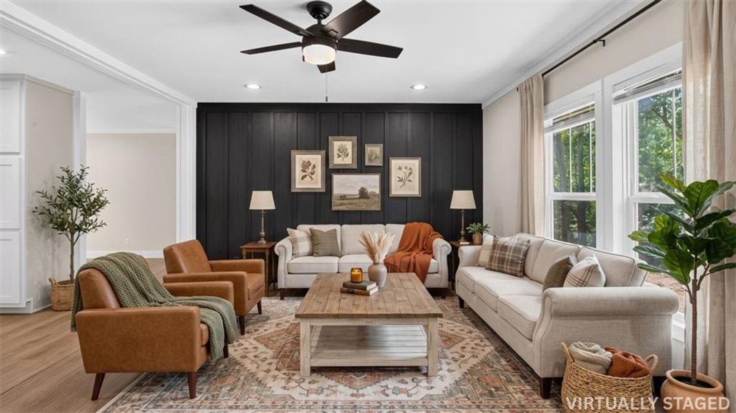 Furnished interior view inside a new home in , Canton (Image 11).