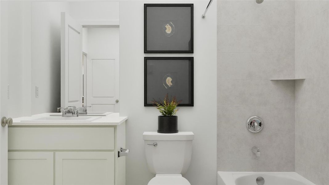 Furnished interior view inside a new home in Cypress Green, Hockley (Image 12).