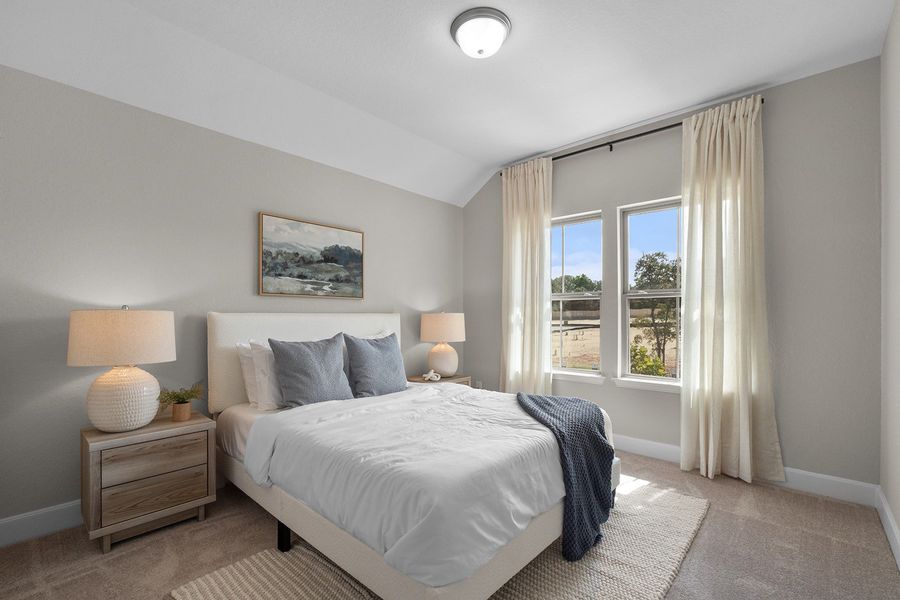 Representative furnished interior of a home built from the The Cooper by Rosehaven Homes in Magnolia Village, San Antonio (Image 32). Representative furnished interior of a home built from the The Cooper by Rosehaven Homes in Magnolia Village, San Antonio (Image 32).