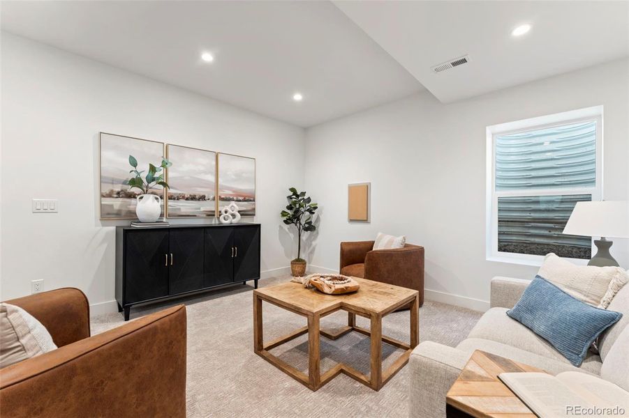 Furnished interior view inside a new home in , Denver (Image 34). Furnished interior view inside a new home in , Denver (Image 34).