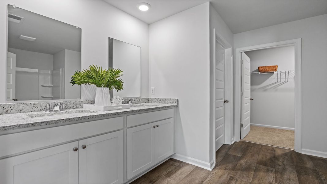 Furnished interior view inside a new home in The Groves at Bees Creek, Ridgeland (Image 11).