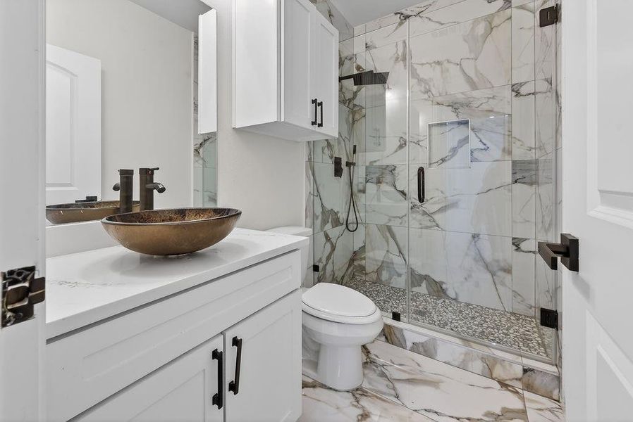 Furnished interior view inside a new home in , Gun Barrel City (Image 8). Furnished interior view inside a new home in , Gun Barrel City (Image 8).