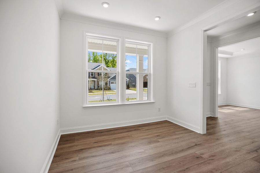 Representative unfurnished interior of a home built from the Herdwick by Pulte Homes in Parkside Crossing, Charlotte (Image 34). Representative unfurnished interior of a home built from the Herdwick by Pulte Homes in Parkside Crossing, Charlotte (Image 34).