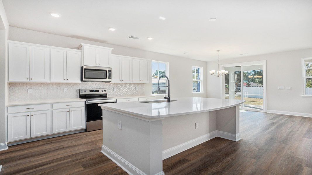 Furnished interior view inside a new home in Haven View, Murrells Inlet (Image 5).