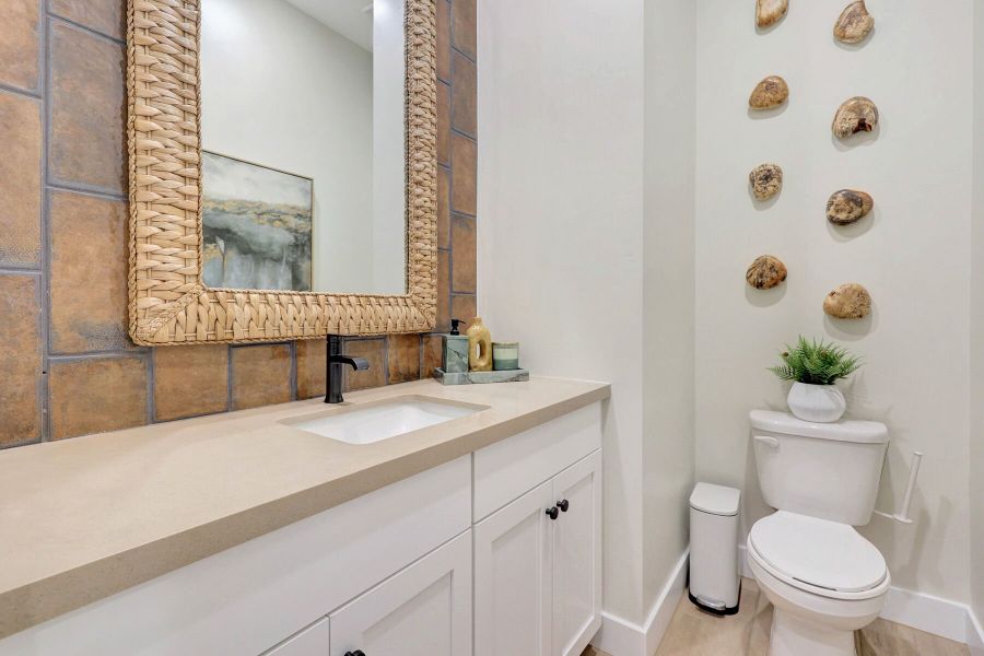 Representative furnished interior of a home built from the Garnet by Mattamy Homes in Las Ventanas, Goodyear (Image 41).