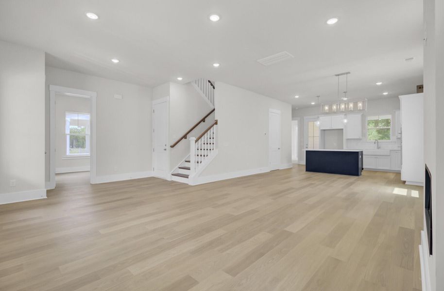 Spacious, unfurnished interior of a new home in Indigo Grove Single Family Homes, Johns Island (Image 23). Spacious, unfurnished interior of a new home in Indigo Grove Single Family Homes, Johns Island (Image 23).