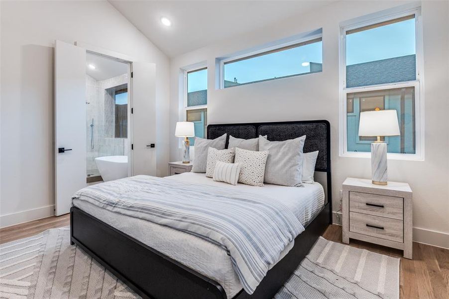 Furnished interior view inside a new home in , Dallas (Image 6).