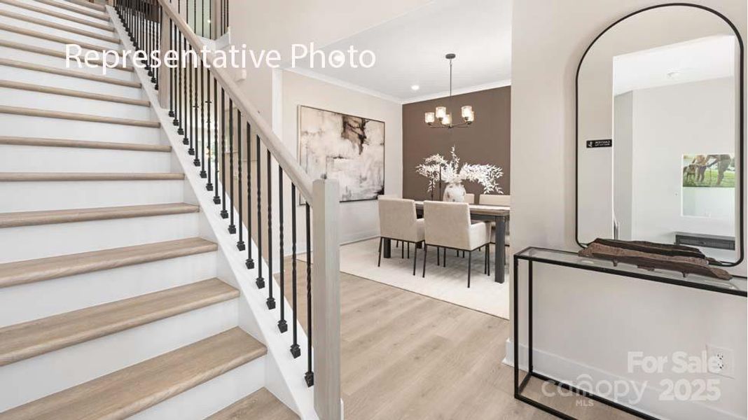 Furnished interior view inside a new home in Sanctuary at Southgate, Indian Trail (Image 13).