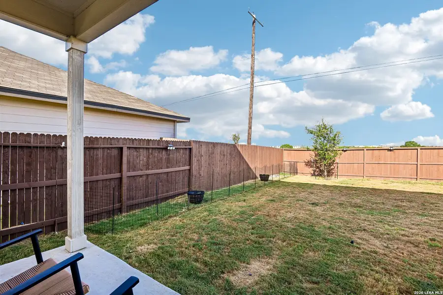 Exterior details and patio area of a home in , Converse (Image 39). Exterior details and patio area of a home in , Converse (Image 39).