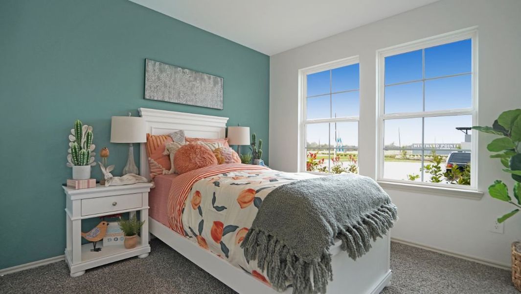 Representative furnished interior of a home built from the GAVEN by D.R. Horton in Westward Pointe, Sealy (Image 11).