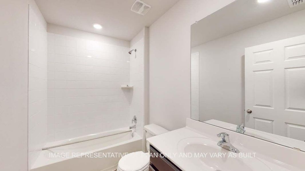 Furnished interior view inside a new home in , Orange (Image 8).