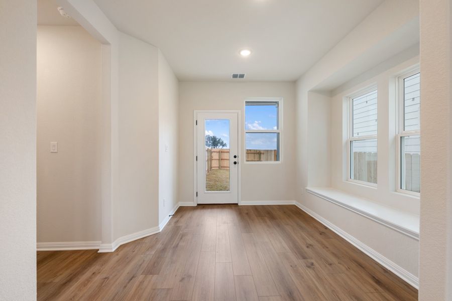 Representative unfurnished interior of a home built from the Robin by Ashton Woods in The Cottages at Lariat, Liberty Hill (Image 23). Representative unfurnished interior of a home built from the Robin by Ashton Woods in The Cottages at Lariat, Liberty Hill (Image 23).