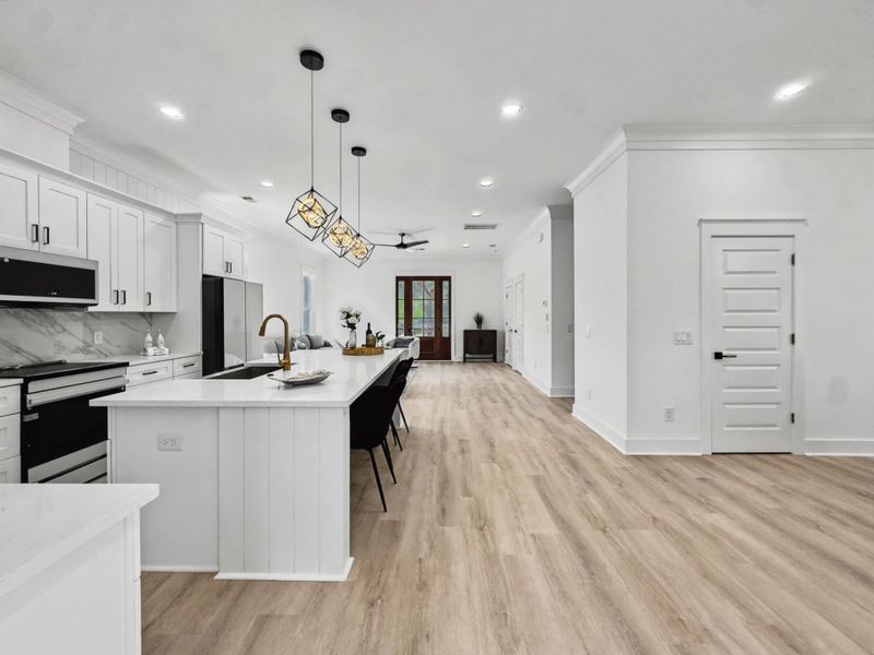 Furnished interior view inside a new home in , North Charleston (Image 14).