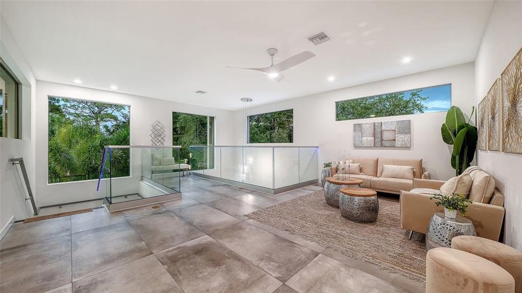 Furnished interior view inside a new home in , Sarasota (Image 53).