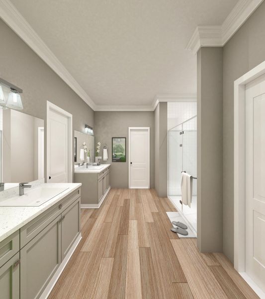 Furnished interior view inside a new home in Fiddler Cove, Mount Pleasant (Image 3). Furnished interior view inside a new home in Fiddler Cove, Mount Pleasant (Image 3).