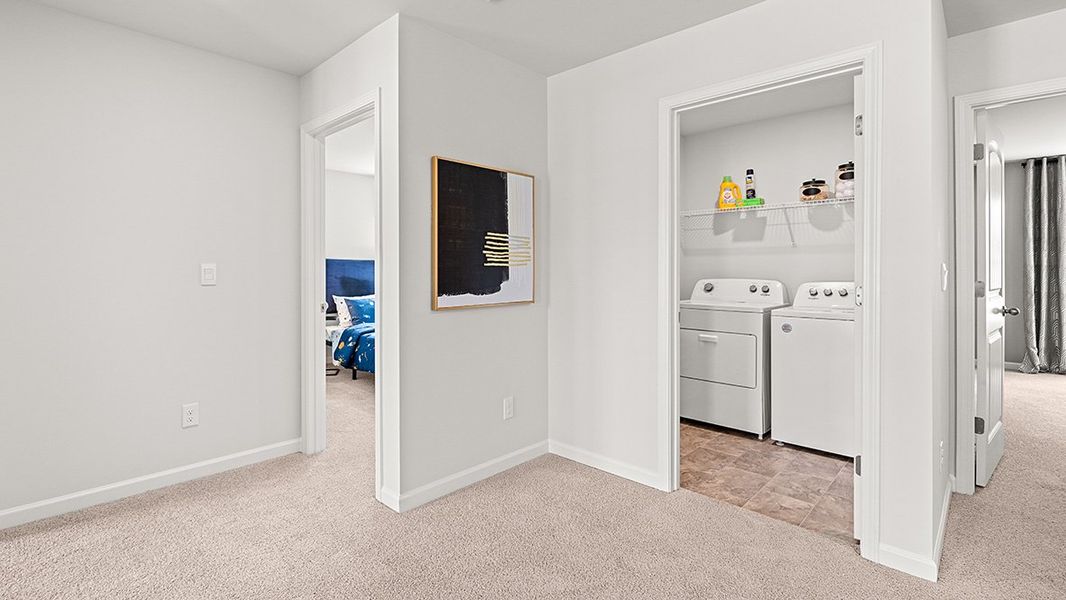 Representative furnished interior of a home built from the HANOVER by D.R. Horton in The Ranch, Holly Hill (Image 13).