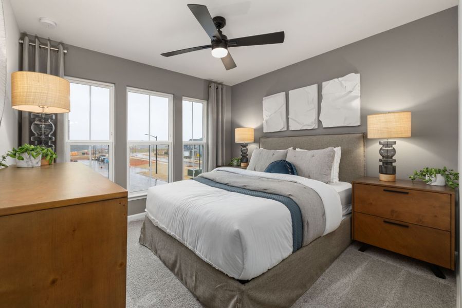 Furnished interior view inside a new home in Solana, Durham (Image 10).