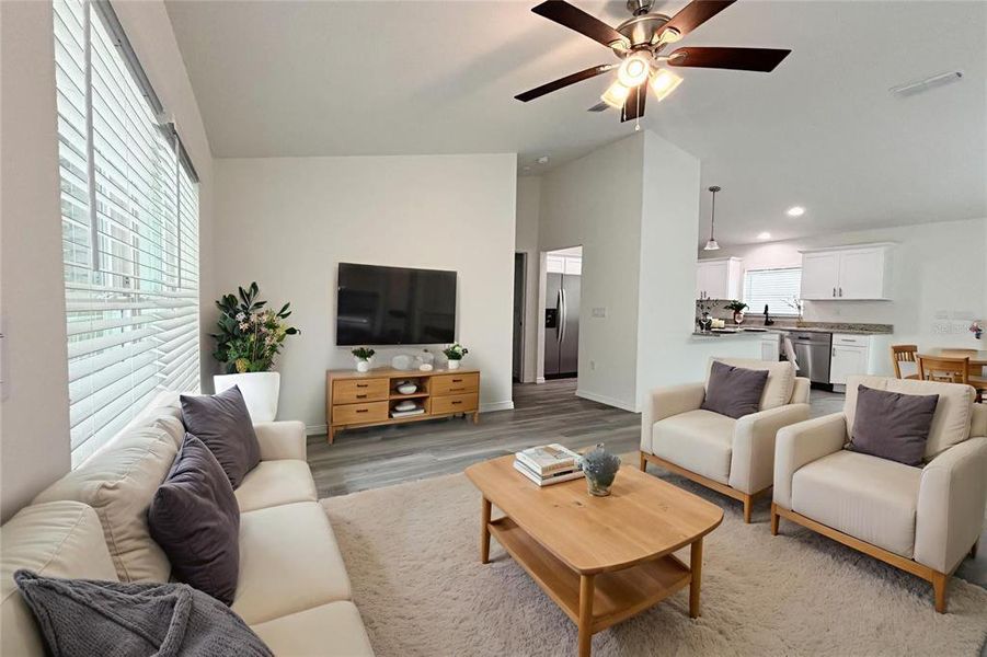 Furnished interior view inside a new home in , Dunnellon (Image 10).