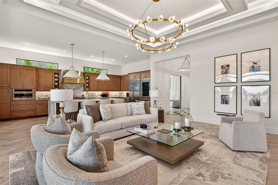 Furnished interior view inside a new home in , Sarasota (Image 10).