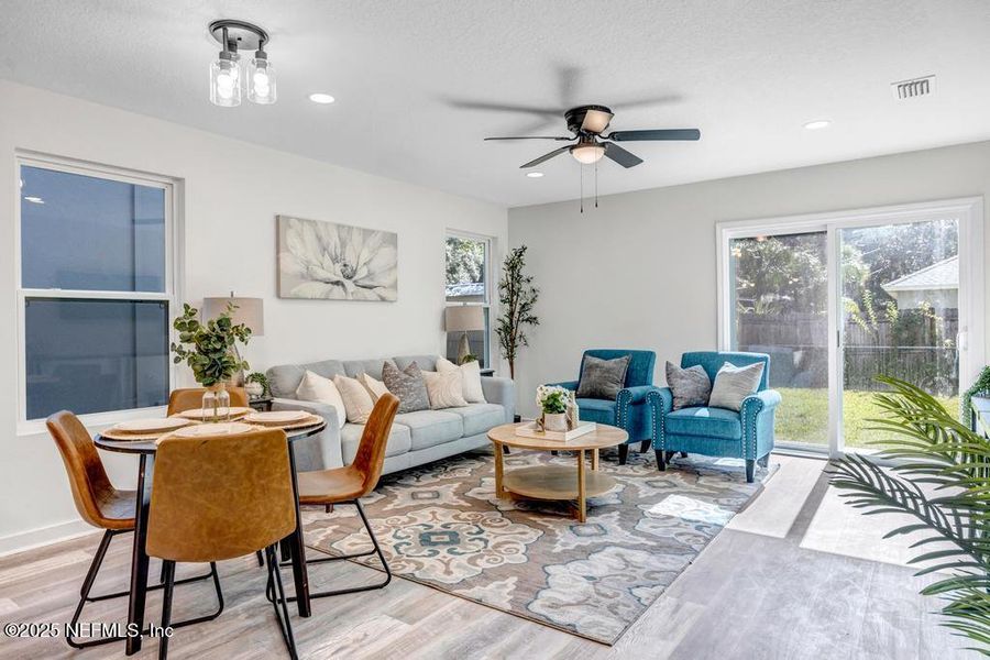 Furnished interior view inside a new home in , Jacksonville (Image 12).