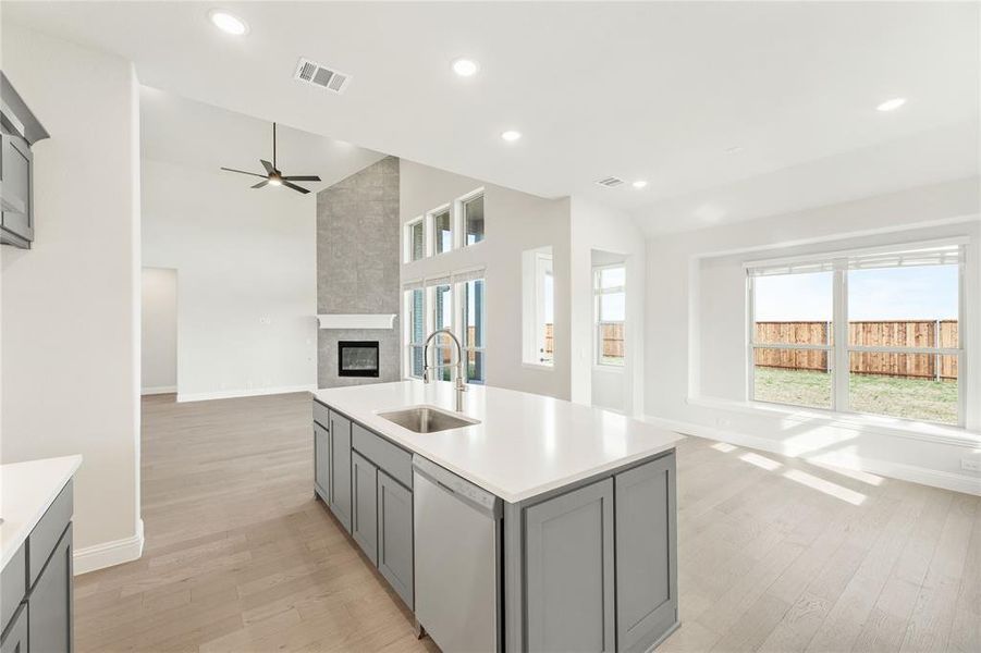 Furnished interior view inside a new home in Sutton Fields, Celina (Image 11).