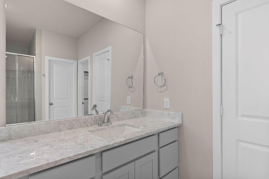 Furnished interior view inside a new home in Elyson 45' & 70', Katy (Image 9). Furnished interior view inside a new home in Elyson 45' & 70', Katy (Image 9).