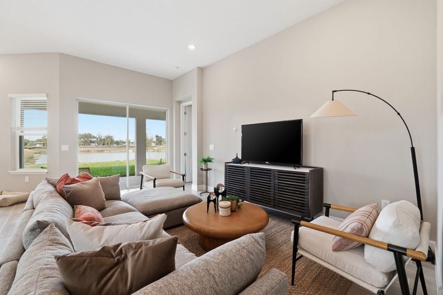 Representative furnished interior of a home built from the Aruba by Taylor Morrison in Aden North at Westview, Kissimmee (Image 10).
