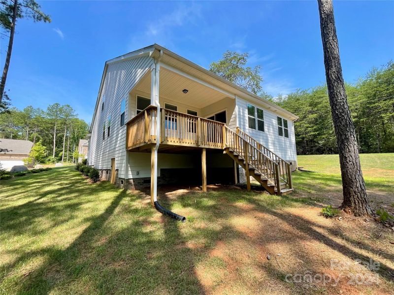 Covered Back Porch