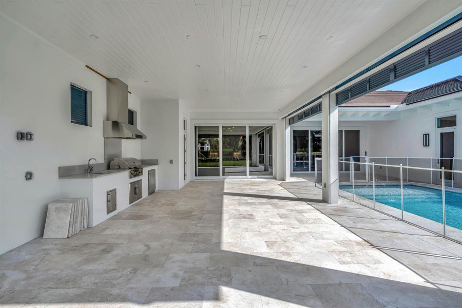 Exterior details and patio area of a home in , Palm Beach Gardens (Image 28).