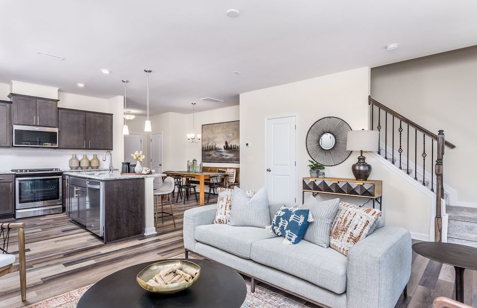 Furnished interior view inside a new home in Flemingfield, Greensboro (Image 13).