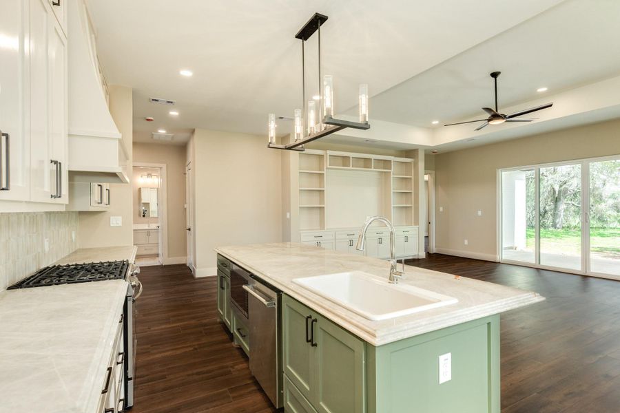 All state of the art appliances and an over sized porcilian sink are two of our favorite features of this home.