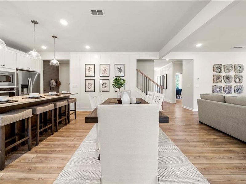 Furnished interior view inside a new home in Riverwood, Dallas (Image 11).