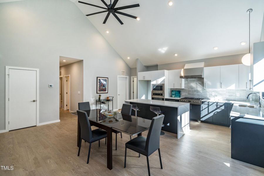 Kitchen and Dining Area